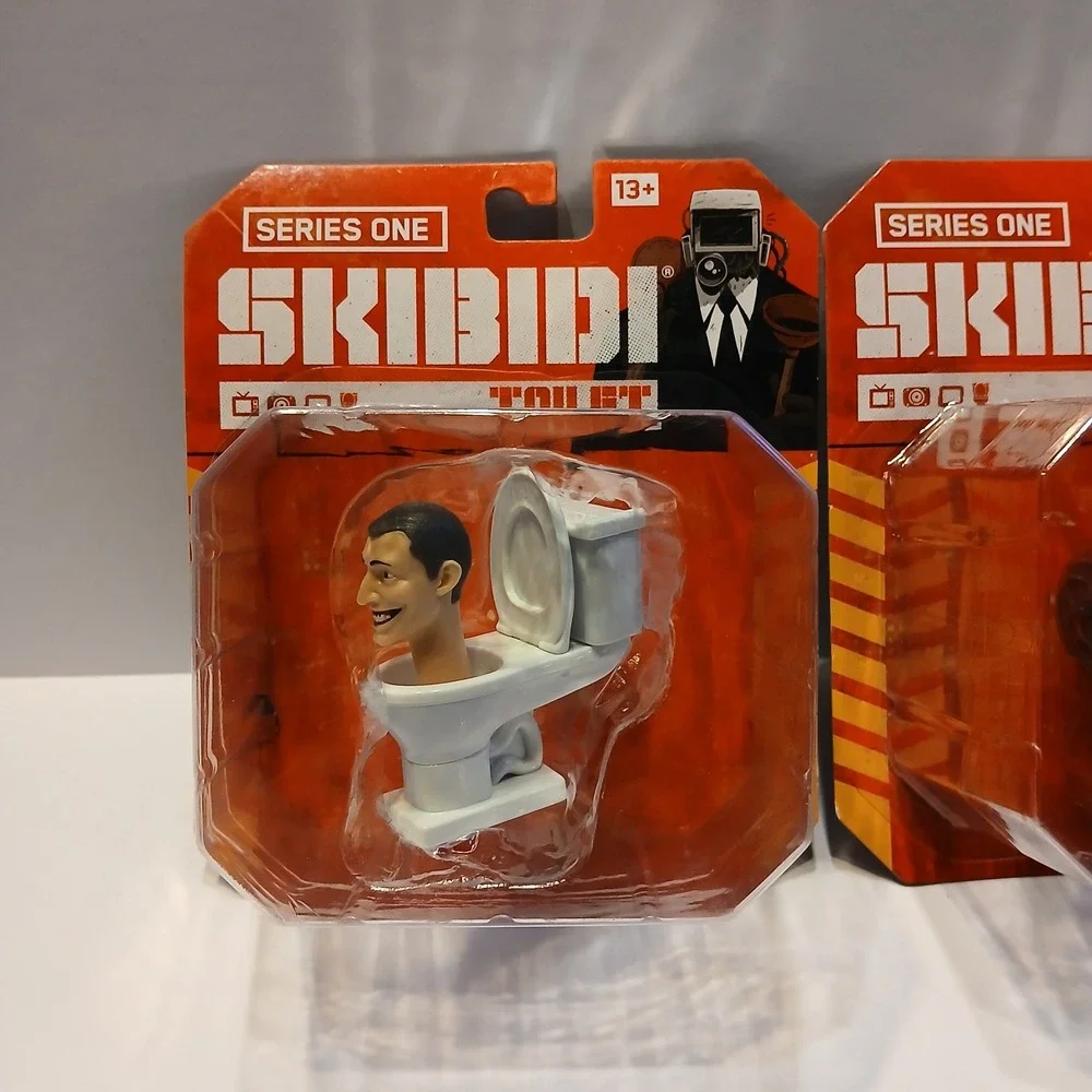 Skibidi Toilet Series 1 Diecast Figures Set of 4 Bonkers Toys 1:64 Collectibles
